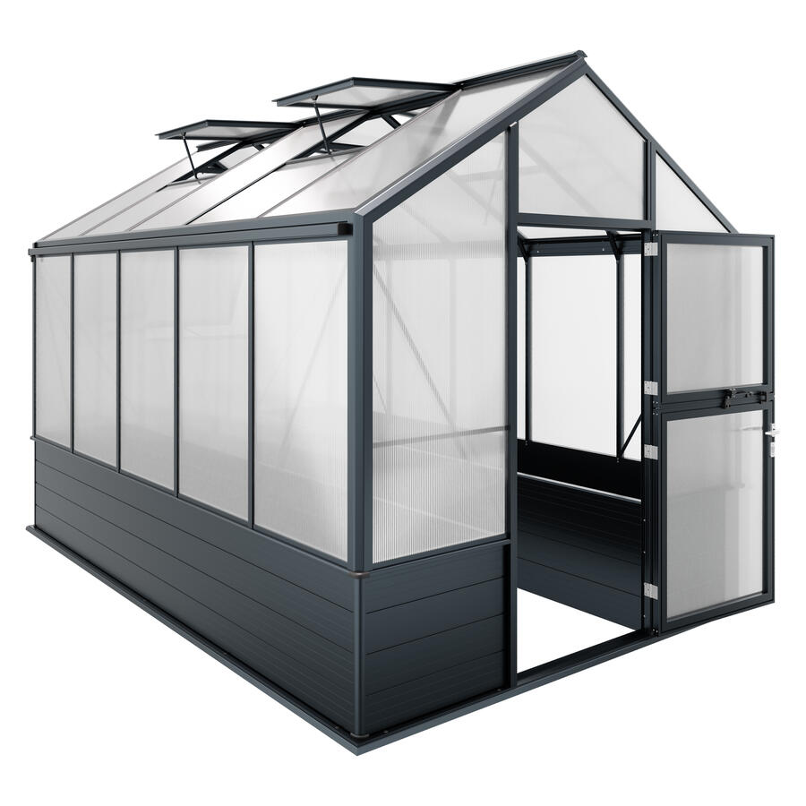 Hochbeet-Gew�chshaus Typ Solanum� Modell COMFORT SOLH65  257 x 362 cm