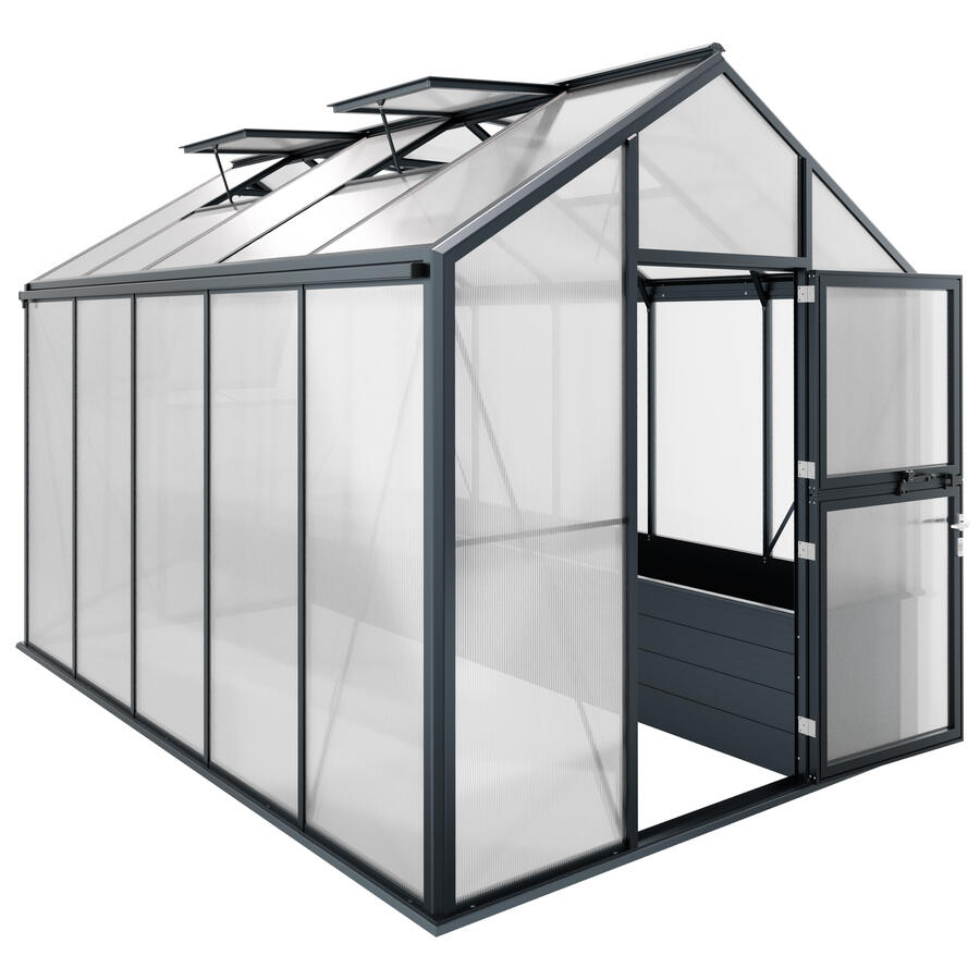 Hochbeet-Gew�chshaus Typ Solanum� Modell VARIUS SOLV55  257 x 362 cm