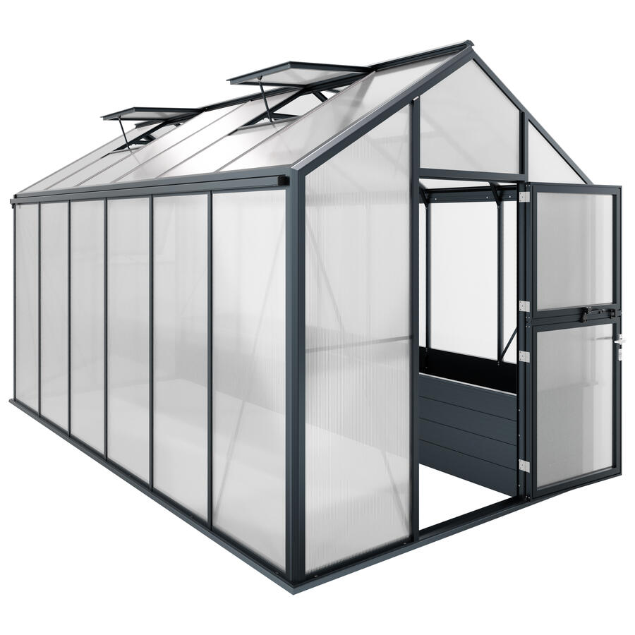 Hochbeet-Gew�chshaus Typ Solanum� Modell VARIUS SOLV56  257 x 432 cm