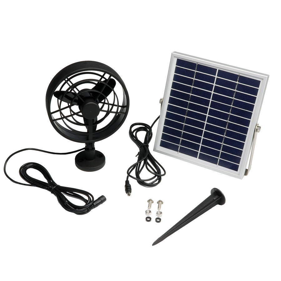 10 W wasserfester Solarlüfter IP58 Solar Axial Lüfter Solarventilator  Ventilator