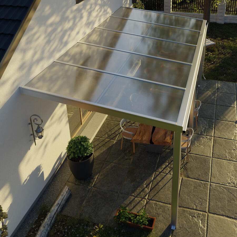Terrassen-berdachung Exklusiv  Gre 3  Tiefe 271 cm,  Lnge 508 cm