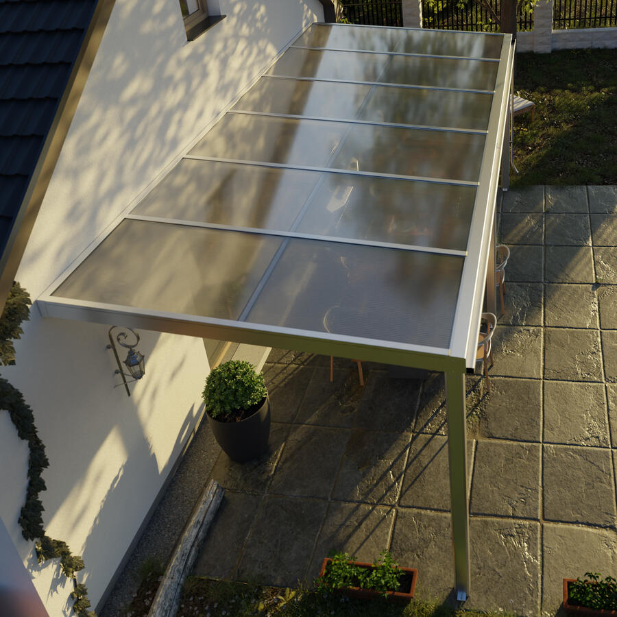 Terrassen-berdachung  Exklusiv  Gre 4 Tiefe 271 cm,  Lnge 609 cm