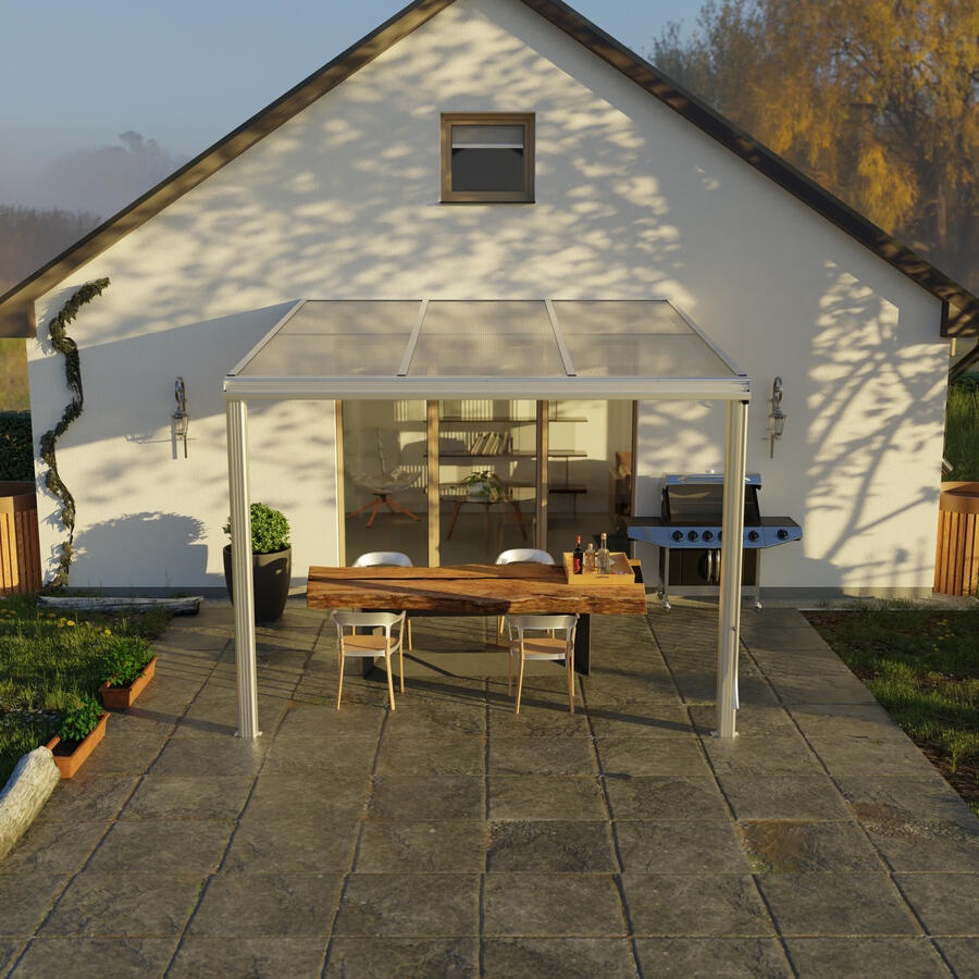Terrassen-berdachung Exklusiv  Gre 5 Tiefe 322 cm, Lnge 307 cm