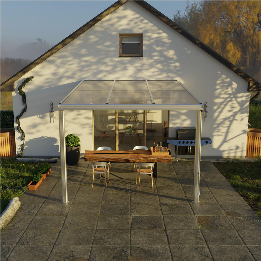 Terrassen-berdachung Exklusiv  Gre 9 Tiefe 371 cm, Lnge 307 cm