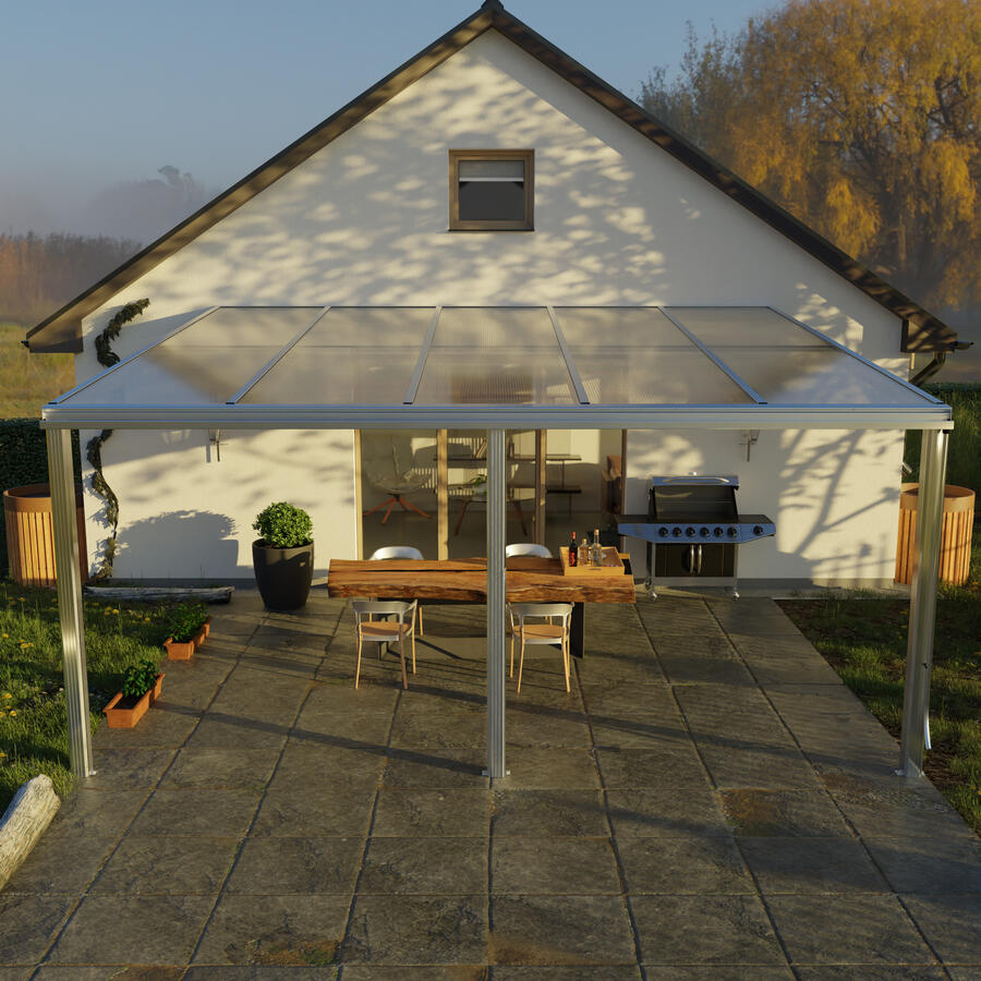 Terrassen-berdachung Exklusiv  Gre 15 Tiefe 422 cm, Lnge 508 cm
