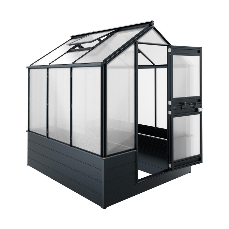 Hochbeet-Gewchshaus Modell UHB4  200 x 197 cm