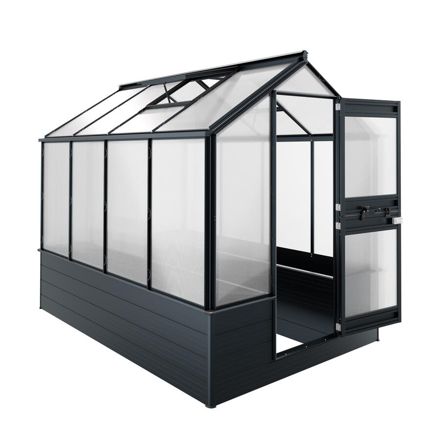 Hochbeet-Gewchshaus Modell UHB5  200 x 259 cm