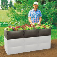 Hochbeet Aufstockung Verlngerung Hhe 25 cm Braun