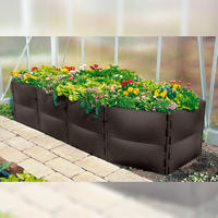 Hochbeet Verlngerung Hhe 50 cm Braun