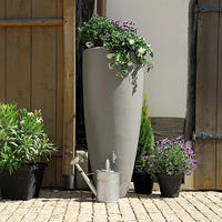 2-in-1-Wasserbehlter 300 Liter Zinkgrau