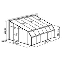 Anlehnhaus Typ Allgu Modell W3  330 x 381 cm