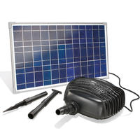 Solar-Teichpumpenset Bachlaufpumpensystem 25 W  2480 l/Std.