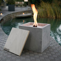 Betonfeuer  Modell 1  W�rfelform  17 x 17 x 17 cm