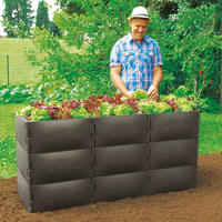 Hochbeet Verlngerung Hhe 75 cm  Braun