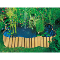 Hochteich 220 x 160 cm, Hhe 44 cm