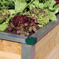 Schnecken-Barriere für Lärchenholz-Hochbeet Größe 1