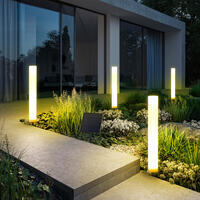 Solar-S�ulenleuchte 4er-Set