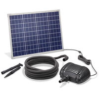Solar-Teichpumpenset Bachlaufpumpensystem 50 W &ensp;2500 l/Std.