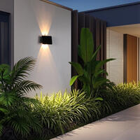 Solar-Wandleuchte 2er-Set