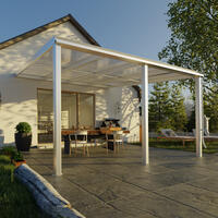 Terrassen-berdachung Exklusiv  Gre 14 Tiefe 422 cm, Lnge 407 cm