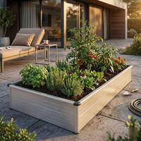 Wachstumsbeet Urban 201 x 91 x 31 cm