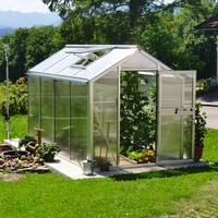 Gewchshaus Typ Allplanta Modell Urban ALPUR3  215 x 409 cm
