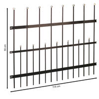 Spezial-Rabattenzaun  Hhe 55 cm