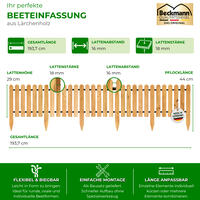 Beeteinfassung aus L�rchenholz