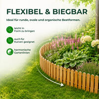 Beeteinfassung aus L�rchenholz