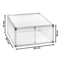 Frhbeet Typ Allgu Modell 3  Gre 1: 101 x 107 cm, 16 mm Polycarbonat