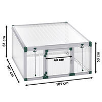 Schildkr�ten-Haus mit T�r Gr��e 1: 101 x 107 cm PLEXIGLAS� Alltop