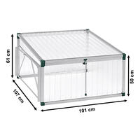 Verlngerung Frhbeet Typ Allgu Modell 3 Gre 1 / Schildkrten-Haus  PLEXIGLAS ®  Alltop