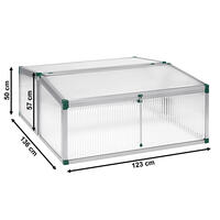 Frhbeet Typ Allgu Modell 4  Gre 2: 123 x 136 cm, 16 mm  Polycarbonat