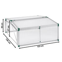 Verlngerung Frhbeet Typ Allgu Modell 4 Gre 2, 16 mm Polycarbonat