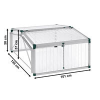 Verlngerung Frhbeet Typ Allgu Modell 4 Gre&nbsp1 / Schildkrten-Haus  PLEXIGLAS ®  Alltop