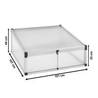   Frhbeet Typ Allgu Modell FTH: 101 x 107 cm, 16 mm Polycarbonat