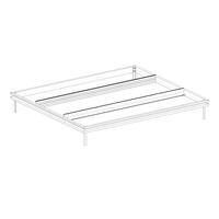 Fundamentrahmen f�r Gew�chshaus Modell SOLH64