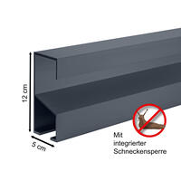 Fundamentrahmen f�r Gew�chshaus Modell SOLH65