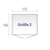 Gartengertehaus Gre 2 172 x 156 cm