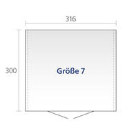 Gartengertehaus Gre 7 316 x 300 cm