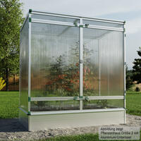 Alu-Unterbeet f�r Pflanzenhaus Modell 2