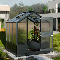 Hochbeet-Gewchshaus Modell UHB4  200 x 197 cm