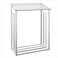 Kaminholz-Lager Gre 1 Aluminium natur 128 x 69 x 162 cm