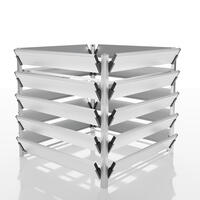 Aluminium-Komposter Robusto 1000 Liter