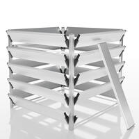 Aluminium-Komposter Robusto 1000 Liter