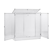 Pflanzenhaus Modell 1 160 x 77 x 162 cm mit 6 mm Stegdoppelplatten