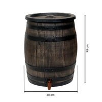 Regentonne Country bauchige Form Gre 1 50 Liter