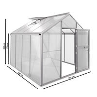 Gewchshaus Typ Solanum Modell Pro SOLL44  285 x 292 cm