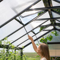 Zustzliches Dachfenster fr Gewchshaus Solanum&reg; Modell Pro