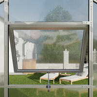 Giebelausstellfenster für Gewächshaus Solanum® Modell Pro